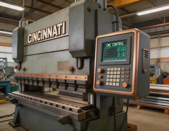 Cincinnati press brake retrofit with modern CNC control package